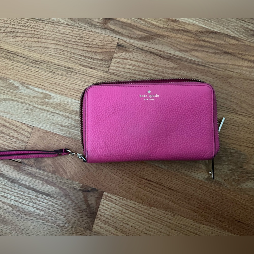 Kate Spade Hot Pink Wristlet Wallet